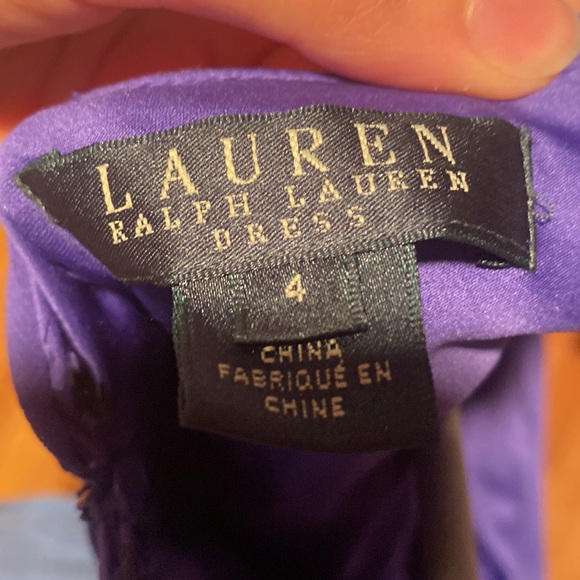 Purple Mini Ralph Lauren Dress - Picture 3 of 3